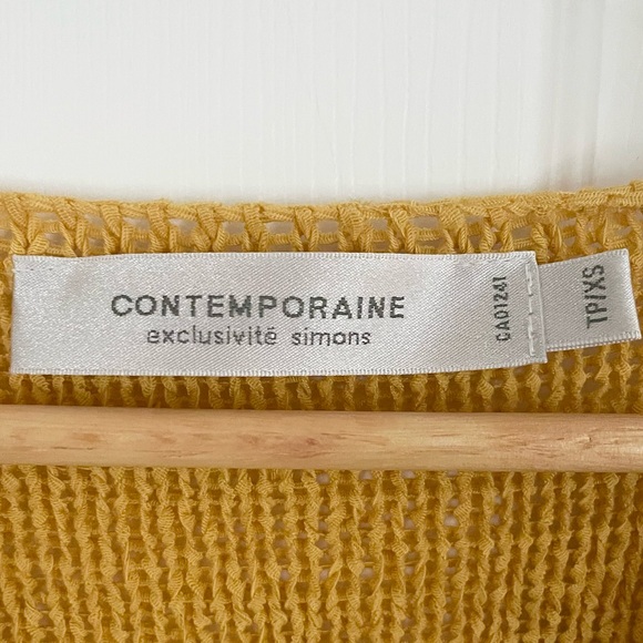 EUC Contemporaine By Simons Knitted Tunic Top Size XS - Picture 2 of 6